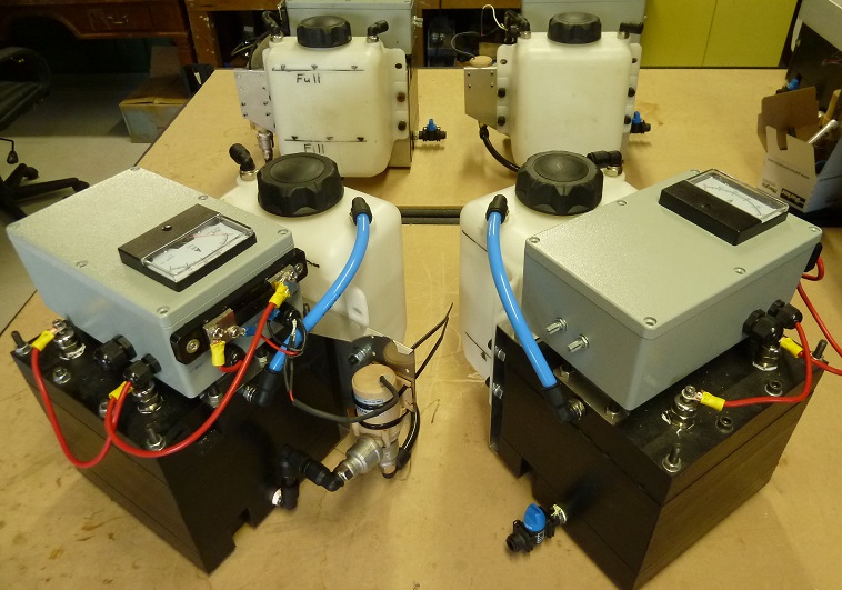 Gen 20 Hydrogen systems with 1500 watt power supplies in diecast aluminium boxes ready for mounting boxes