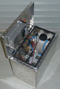 Gen 10 Hydrogen Generator system mounted in Aluminium Box